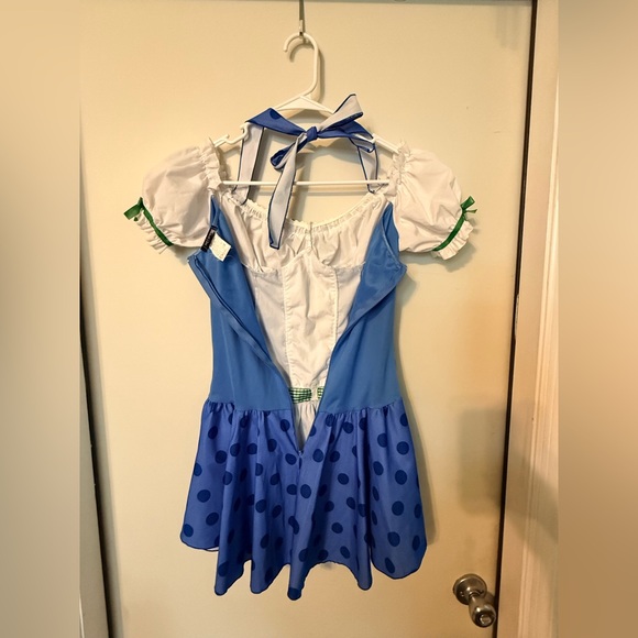 Vintage Leg Average Blueberry Muffin Costume Set Y2K Cosplay Rave Party Sz Small - Picture 10 of 16